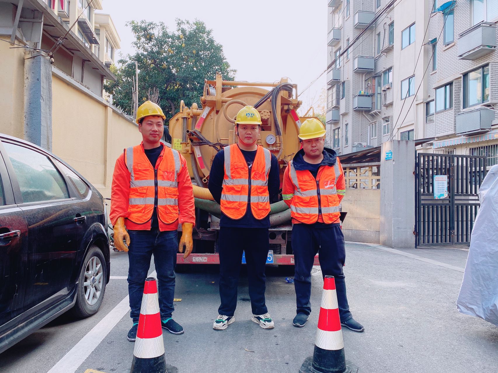 妙峰庵南京某小区管道清淤检测施工